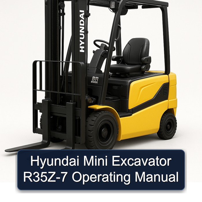 Hyundai Mini Excavator R35Z-7 Operating Manual 