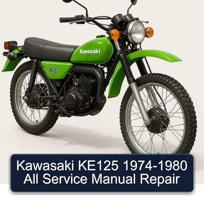 Kawasaki KE125 1974-1980 All Service Manual Repair