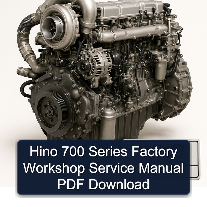 Hino 700 Series Factory Workshop Service Manual PDF Download