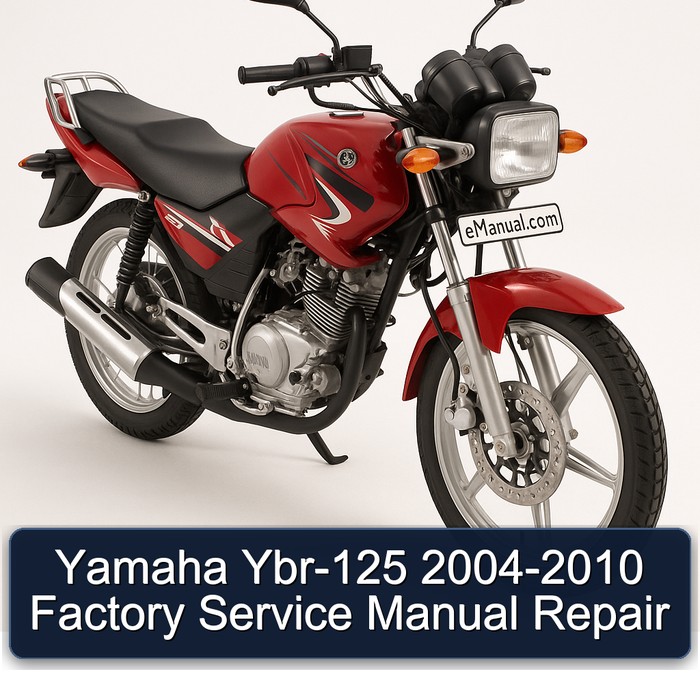 Yamaha Ybr-125 2004-2010 Factory Service Manual Repair