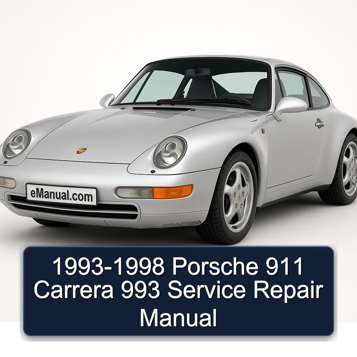 1993-1998 Porsche 911 Carrera 993 Manual de servicio y reparación