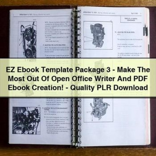 Ez Ebook Template Package 3-Make the Most Out of Open Office Writer and Ebook Creation-Quality Plr PDF Download