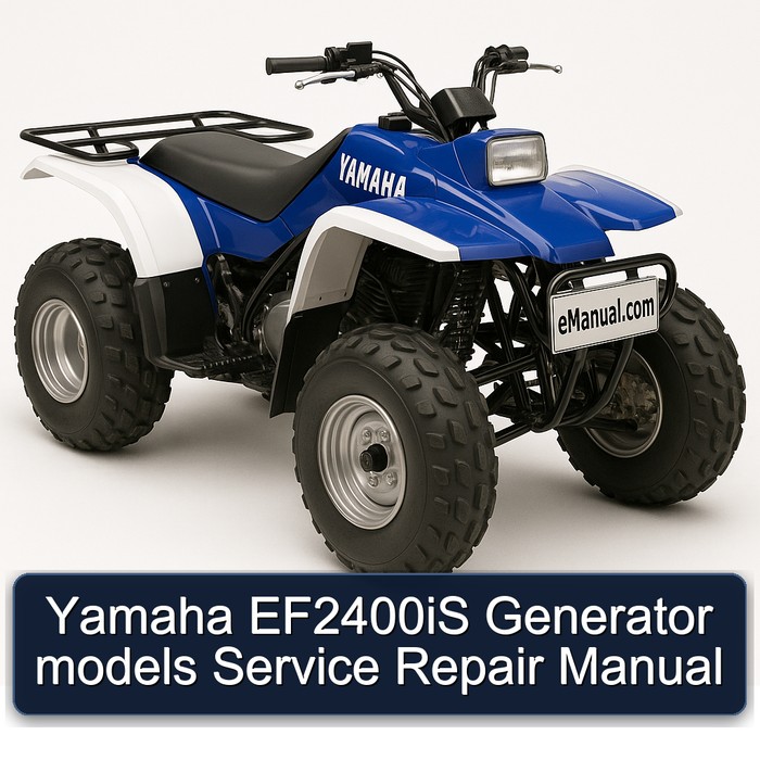 Yamaha EF2400iS Generator models Service Repair Manual