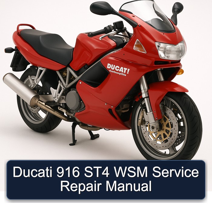 Ducati 916 ST4 WSM Manual de servicio y reparación