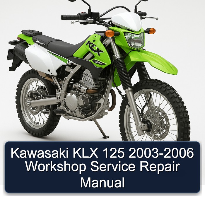 Kawasaki KLX 125 2003-2006 Workshop Manual de servicio y reparación