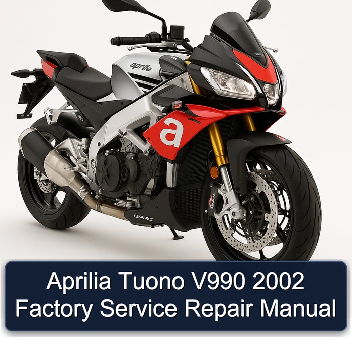 Aprilia Tuono V990 2002 Factory Manual de servicio y reparación