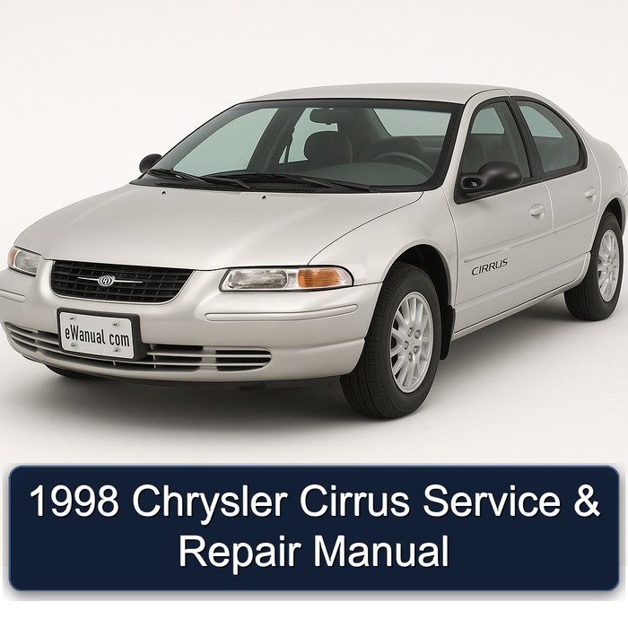 1998 Chrysler Cirrus Manual de servicio y reparación