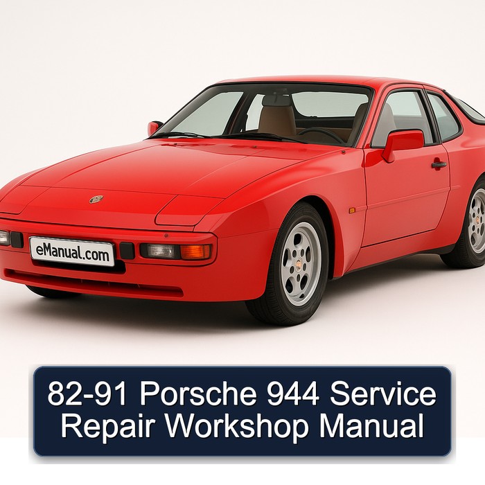 82-91 Porsche 944 Service Repair Workshop Manual