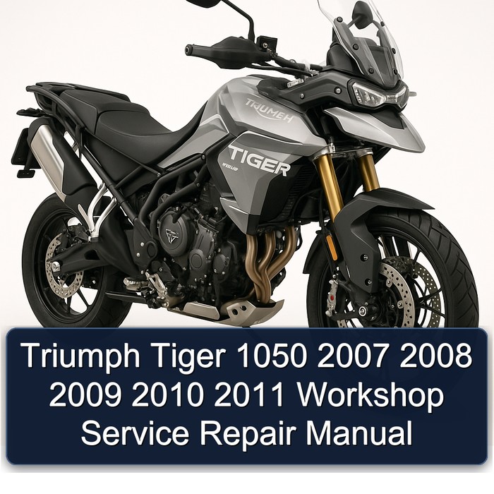 Triumph Tiger 1050 2007 2008 2009 2010 2011 Workshop Manual de servicio y reparación