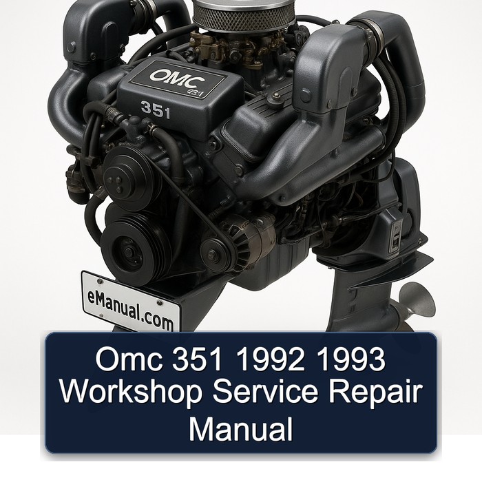 Omc 351 1992 1993 Workshop Service Repair Manual