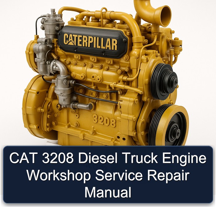 Manual de Servicio y Reparación para Motor Diesel CAT 3208 de Camión