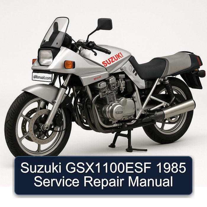 Suzuki GSX1100ESF 1985 Manual de servicio y reparación