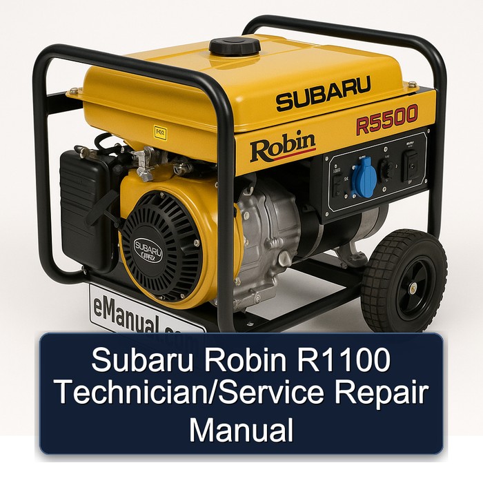 Subaru Robin R1100 Technician/Service Repair Manual