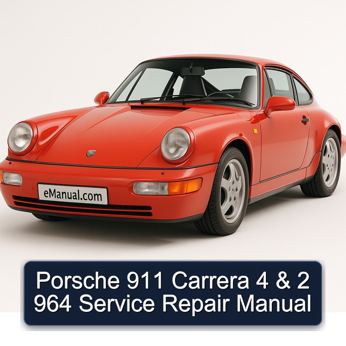 Porsche 911 Carrera 4 & 2 964 Manual de servicio y reparación