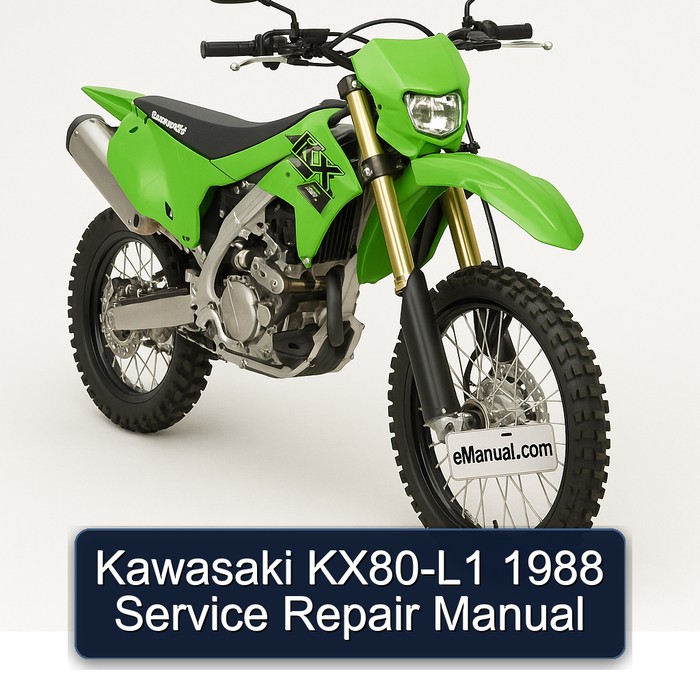 Kawasaki KX80-L1 1988 Service Repair Manual