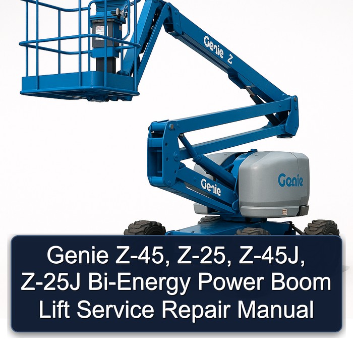 Genie Z-45, Z-25, Z-45J, Z-25J Bi-Energy Power Boom Lift Service Repair Manual