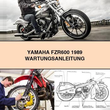 Yamaha FZR600 1989 WARTUNGSANLEITUNG