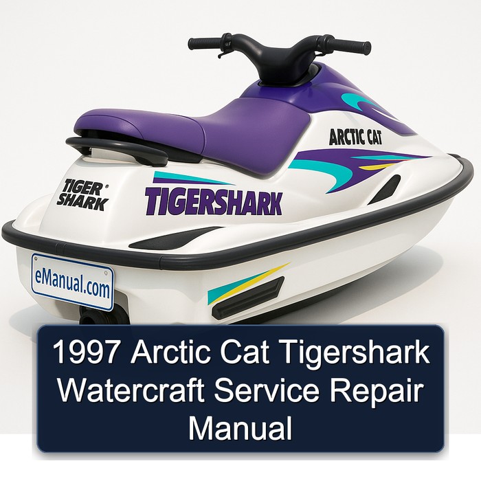 1997 Arctic Cat Tigershark Watercraft Manual de servicio y reparación