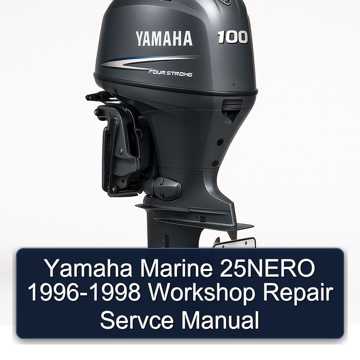 1996 Yamaha Marine 25NERO Servce Workshop Service Repair Manual PDF Download