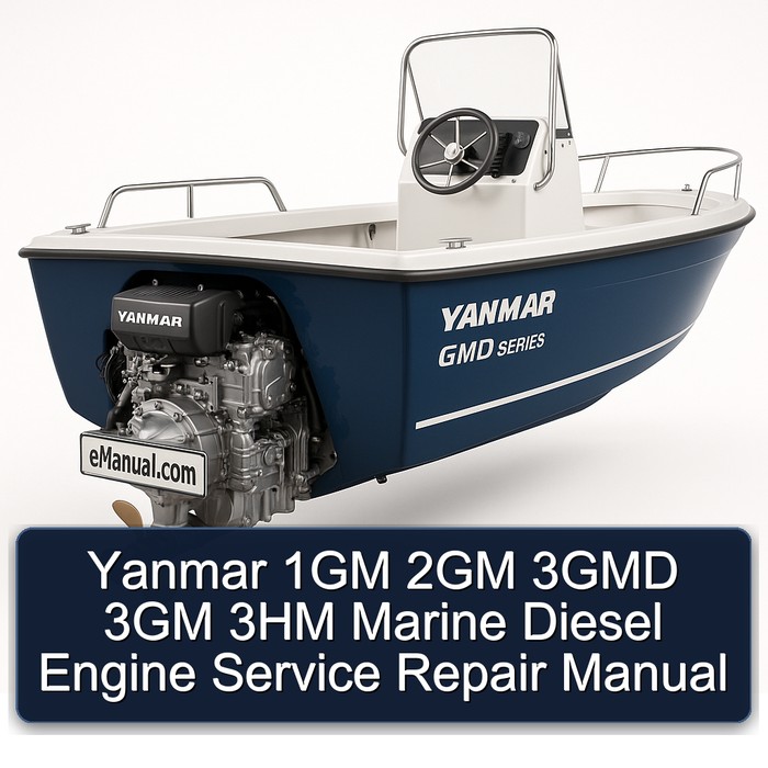 Yanmar 1GM 2GM 3GMD 3GM 3HM Marine Diesel Engine Service Repair Manual