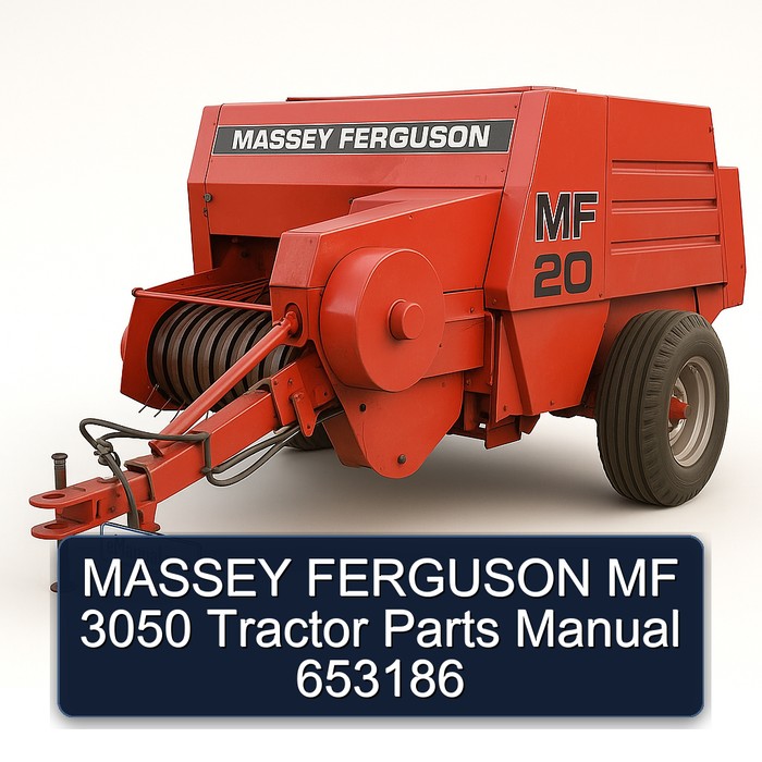 MASSEY FERGUSON MF 3050 Tractor Parts Manual 653186