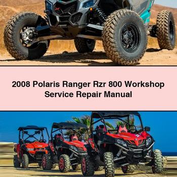 2008 Polaris Ranger Rzr 800 Workshop Manual de servicio y reparación