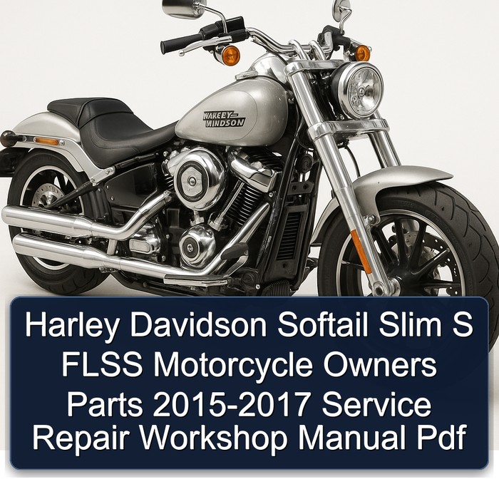 Harley Davidson Softail Slim S FLSS Motorcycle Owners Parts 2015-2017 Service Repair Workshop Manual Pdf