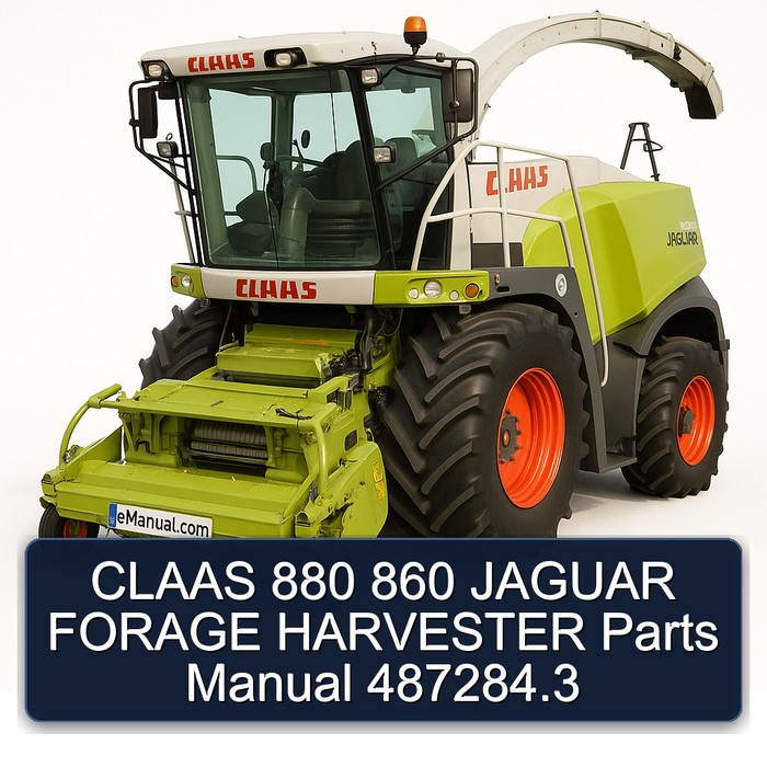 Manual de Partes Cosechadora de Forraje CLAAS JAGUAR 880 860