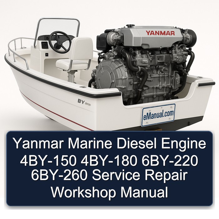 Yanmar Marine Diesel Engine 4BY-150 4BY-180 6BY-220 6BY-260 Service Repair Workshop Manual