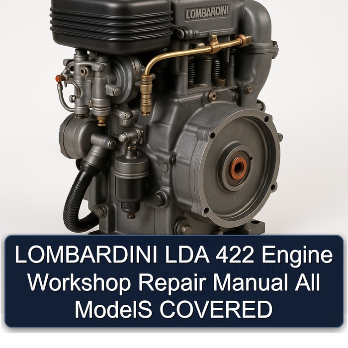 Manual de Reparación de Taller para Motores LOMBARDINI LDA 422 - Todos los Modelos