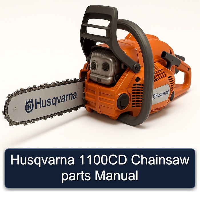 Husqvarna 1100CD Chainsaw parts Manual