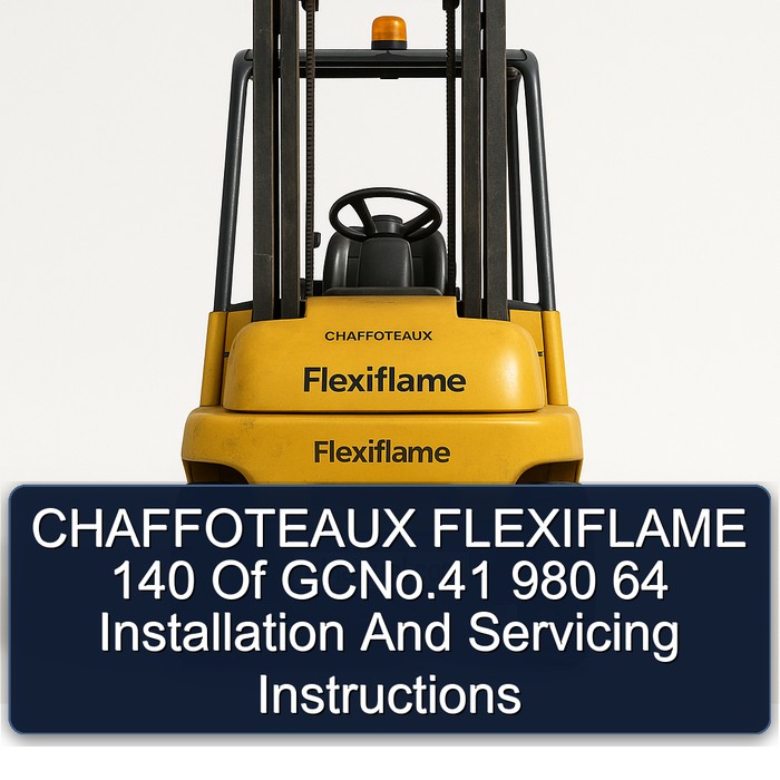 Chaffoteaux Flexiflame 140 of GCNo.41 980 64 Installation and Servicing Instructions PDF Download