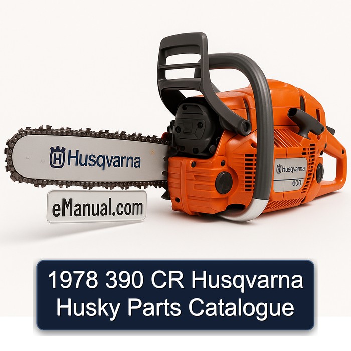 1978 390 CR Husqvarna Husky Parts Catalogue
