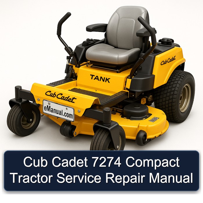 Cub Cadet 7274 Kompakttraktor - Service- und Reparaturhandbuch