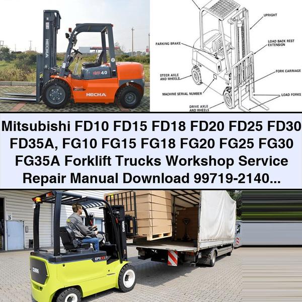 Mitsubishi FD10-FD35A FG10-FG35A Forklift Trucks Workshop Service Repair Manual PDF Download