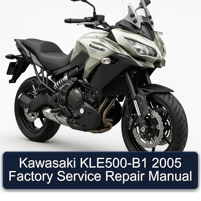 Kawasaki KLE500-B1 2005 Factory Manual de servicio y reparación