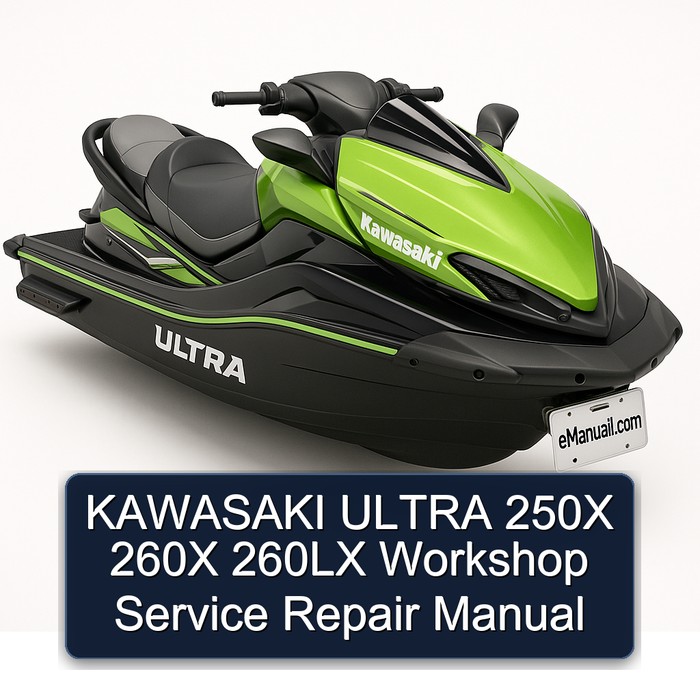 KAWASAKI ULTRA 250X 260X 260LX Workshop Manual de servicio y reparación