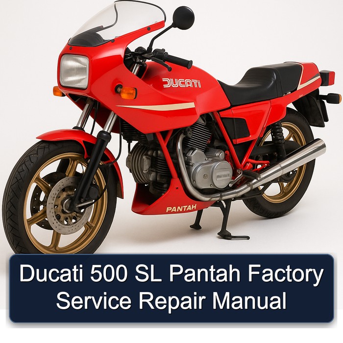 Ducati 500 SL Pantah Factory Manual de servicio y reparación