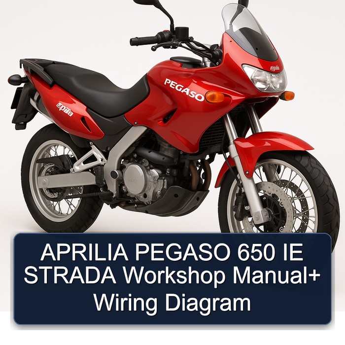 APRILIA PEGASO 650 IE STRADA Workshop Manual+ Wiring Diagram