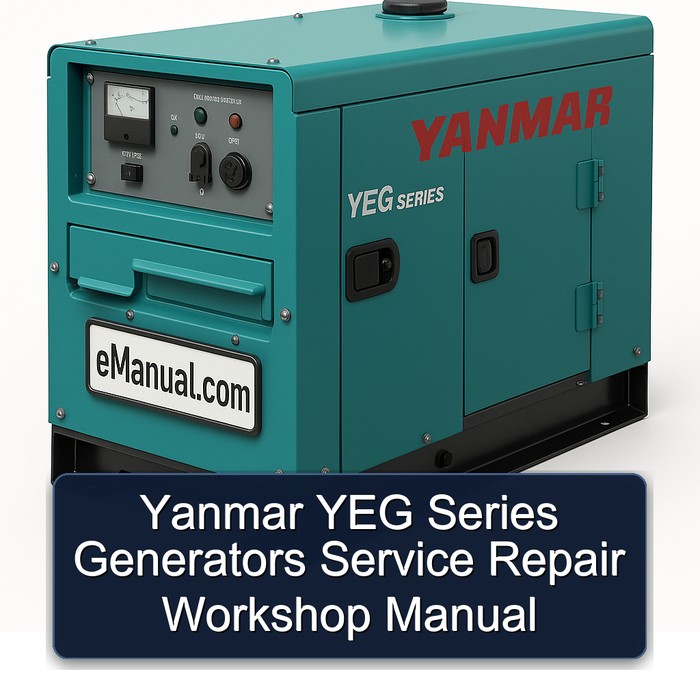 Yanmar YEG Series Generators Service Repair Workshop Manual