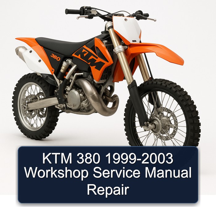 KTM 380 1999-2003 Workshop Service Manual Repair