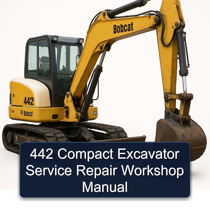 442 Compact Excavator Service Repair Workshop Manual