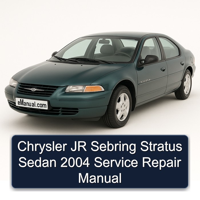 Chrysler JR Sebring Stratus Sedan 2004 Manual de servicio y reparación