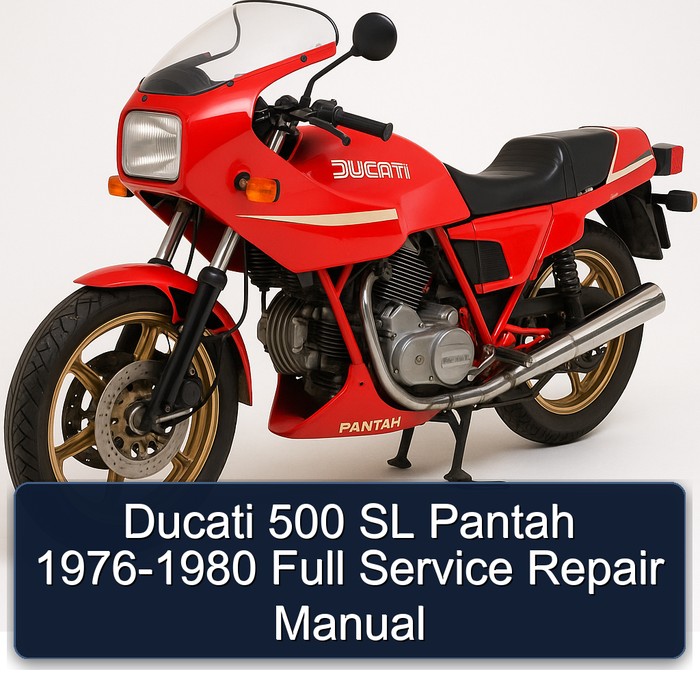 Ducati 500 SL Pantah 1976-1980 Full Manual de servicio y reparación