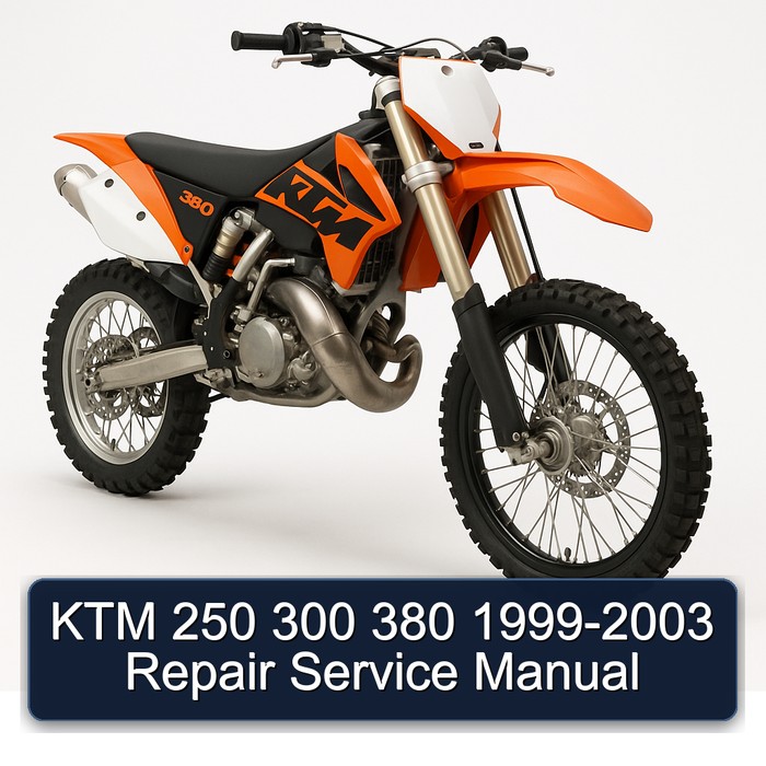 KTM 250 300 380 1999-2003 Repair Service Manual
