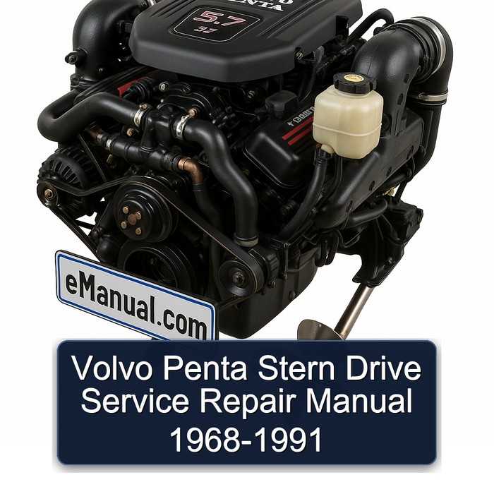 Volvo Penta Stern Drive Service Repair Manual 1968-1991