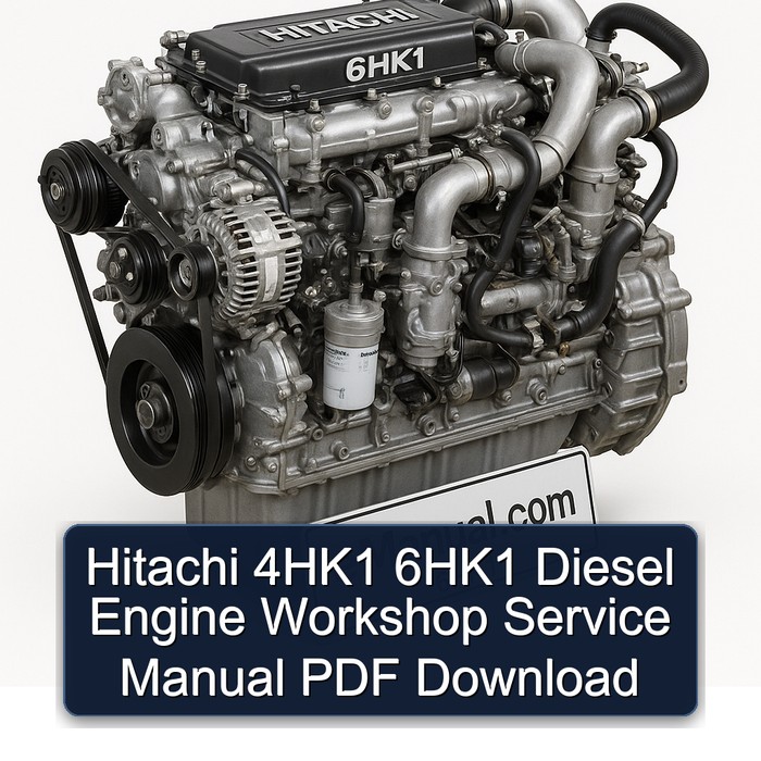 Hitachi 4HK1 6HK1 Diesel Engine Workshop Service Manual PDF Download
