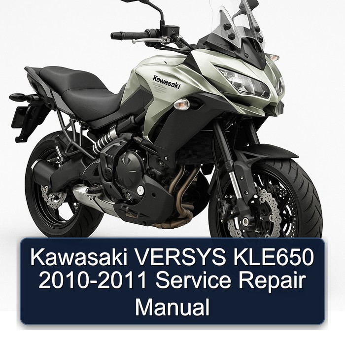 Kawasaki VERSYS KLE650 2010-2011 Manual de servicio y reparación