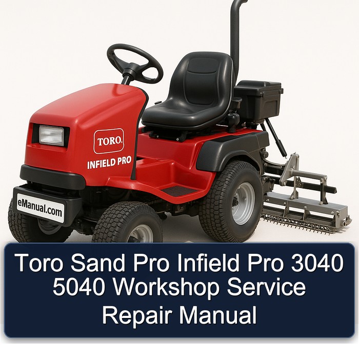 Toro Sand Pro Infield Pro 3040 5040 Workshop Service Repair Manual