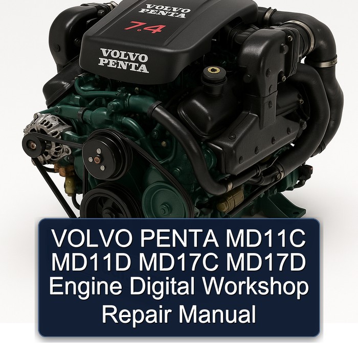 VOLVO PENTA MD11C MD11D MD17C MD17D Engine Digital Workshop Repair Manual
